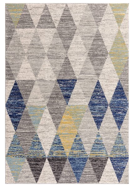 Tribeca Design Kusový koberec Jars Harlequin Blue Rozměry: 80x150 cm