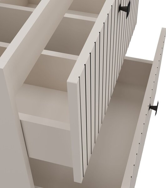TP Living Závěsná skříňka s umyvadlem Tigo 2S 60 cm kašmír