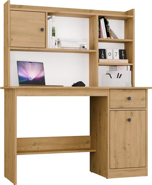 TP Living Psací stůl Chester s nástavcem 120 cm dub Artisan