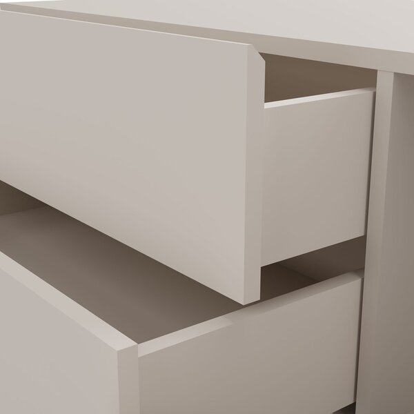 TP Living Závěsná skříňka pod umyvadlo s deskou Tigo 1D2S 140 cm kašmír