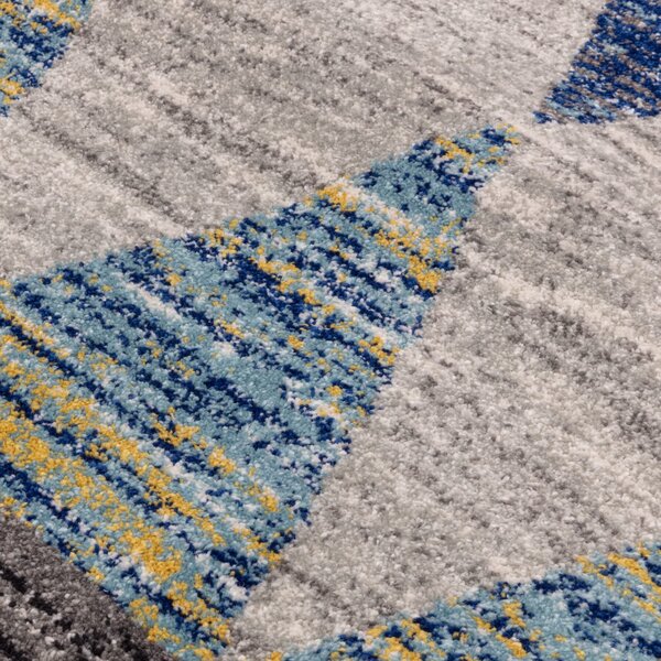 Tribeca Design Kusový koberec Jars Harlequin Blue Rozměry: 80x150 cm