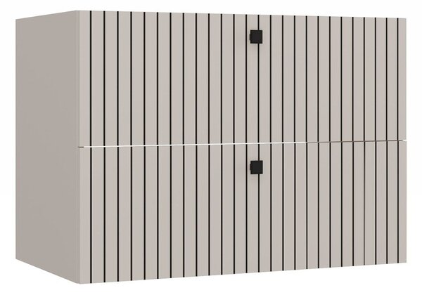TP Living Závěsná skříňka pod umyvadlo Tigo 2S 80 cm kašmír