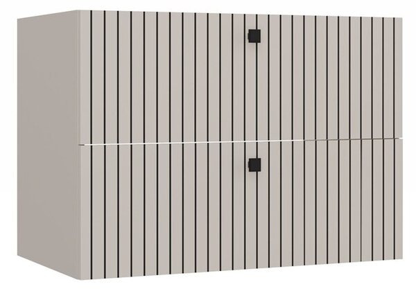 TP Living Závěsná skříňka pod umyvadlo Tigo 2S 80 cm kašmír