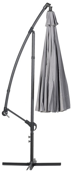Stojací slunečník 268 cm CALABRIA II Tmavě šedá