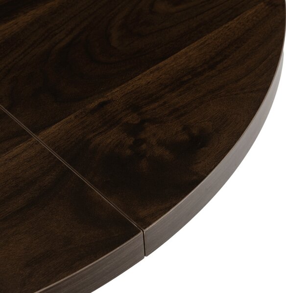 JAKS Kulatý rozkládací stůl Lugo ořech 90–190 cm kašmír