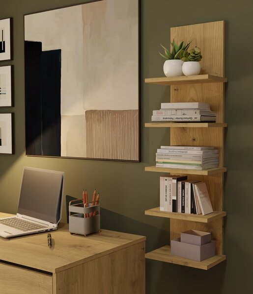 TP Living Nástěnný regál R5P 100 cm dub Artisan