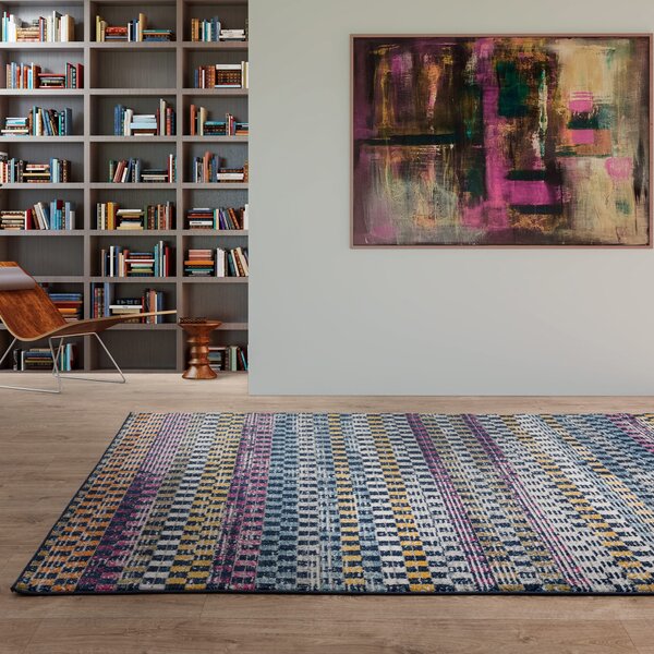 Tribeca Design Kusový koberec Jars Check Bright Rozměry: 80x150 cm