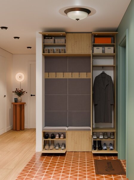 TP Living Předsíňová stěna Haga 1Sz2W 150 cm dub Artisan