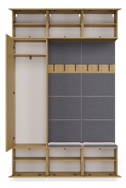 TP Living Předsíňová stěna Haga 1Sz2W 150 cm dub Artisan