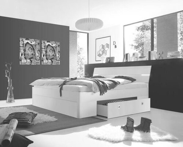 Postel s úložným prostorem MARS 140x200cm