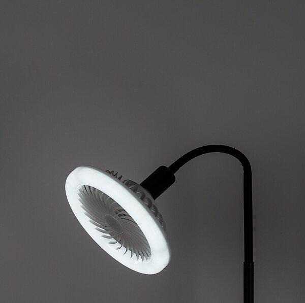 Rabalux 74031 - LED Stojací lampa s ventilátorem 1xE27/16W/230V