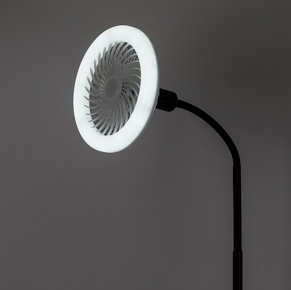 Rabalux 74031 - LED Stojací lampa s ventilátorem 1xE27/16W/230V