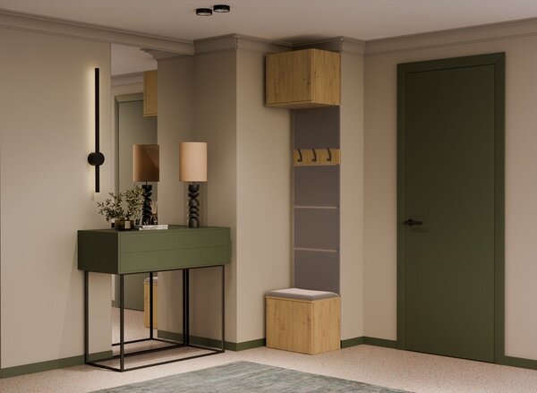 TP Living Předsíňová stěna HAGA 1W 50 cm dub Artisan