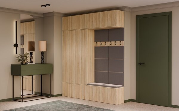 TP Living Předsíňová stěna Haga 2Sz2W 200 cm dub Sonoma