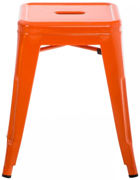 Stohovatelná kovová židle Arm - Oranžová
