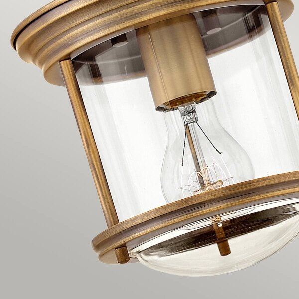 Quintiesse QN-HADRIAN-MINI-F-BR-CLEAR -Ven. str. sv. HADRIAN 1xE27/60W/230V IP44