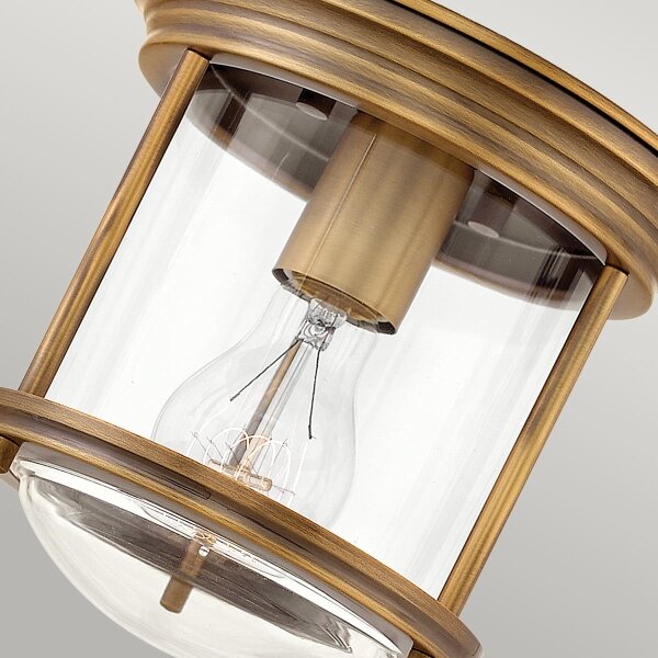 Quintiesse QN-HADRIAN-MINI-F-BR-CLEAR -Ven. str. sv. HADRIAN 1xE27/60W/230V IP44
