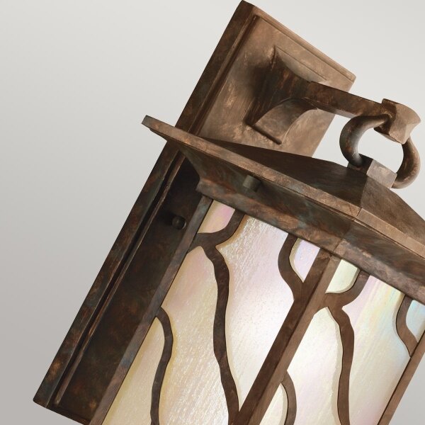 Quintiesse QN-MORRIS-L - Ven. nástě. lampa MORRIS L 1xE27/60W/230V IP44 bronzová