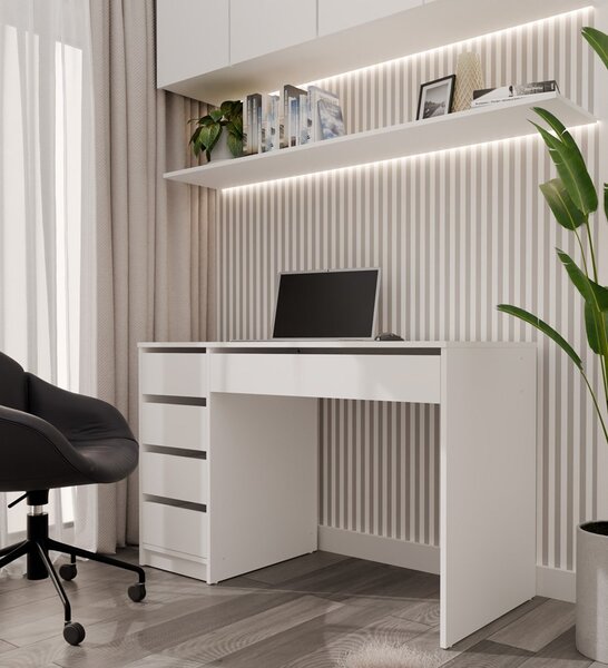 TP Living Psací stůl Arto 120 cm bílý levý