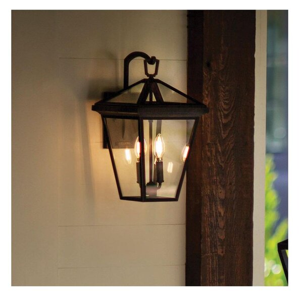 Quintiesse QN-ALFORD-PLACE2-M-MB - Ven. nást. lampa ALFORD M 2xE14/40W/230V IP44