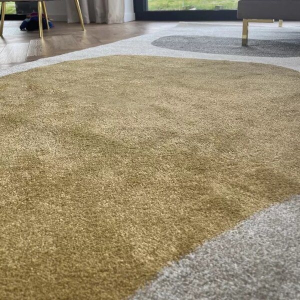Makro Abra Moderní kusový koberec LUCY NP21A krémový žlutý hnědý Rozměr: 120x170 cm