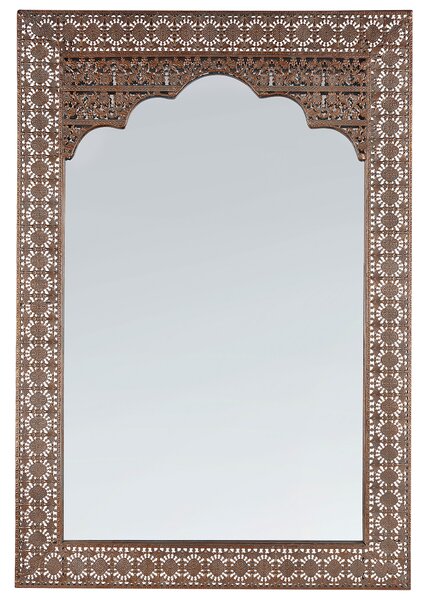 Zrcadlo PALI 60 cm 90 cm Kov Měděná