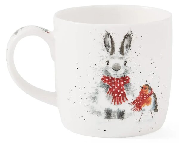 Porcelánový hrnek Králíček a červenka 310 ml