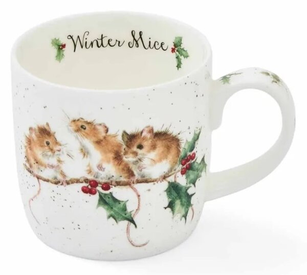 Porcelánový hrnek Myšky na cesmíně 310 ml