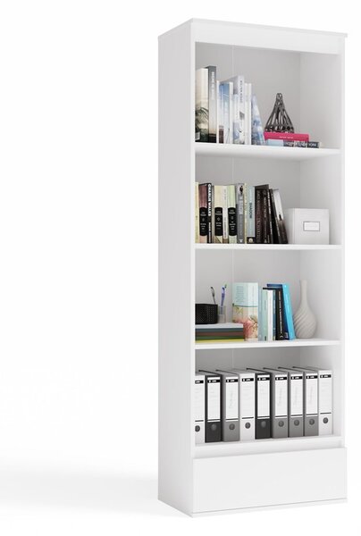 TP Living Kancelářský regál Palermo 65 cm bílý