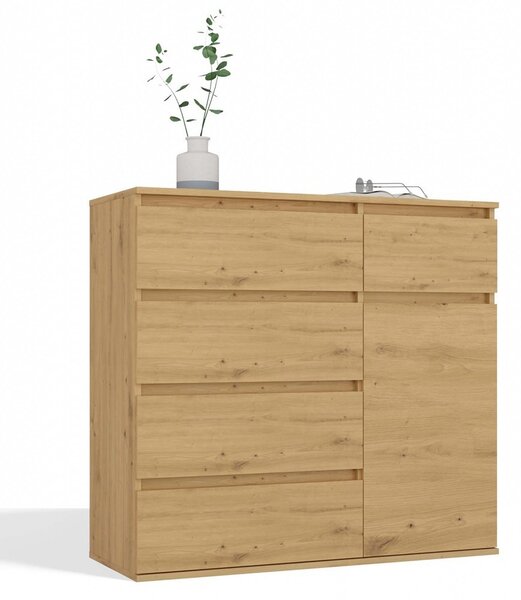TP Living Komoda Malwa 1D5S 100 cm dub Artisan