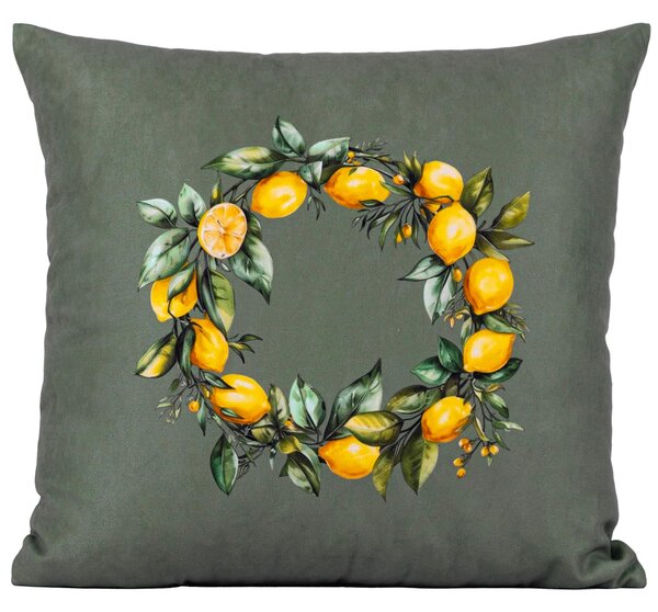 DEKORAČNÍ POVLAK NA POLŠTÁŘ LIMONE5 43X43 CM VZOROVANÝ