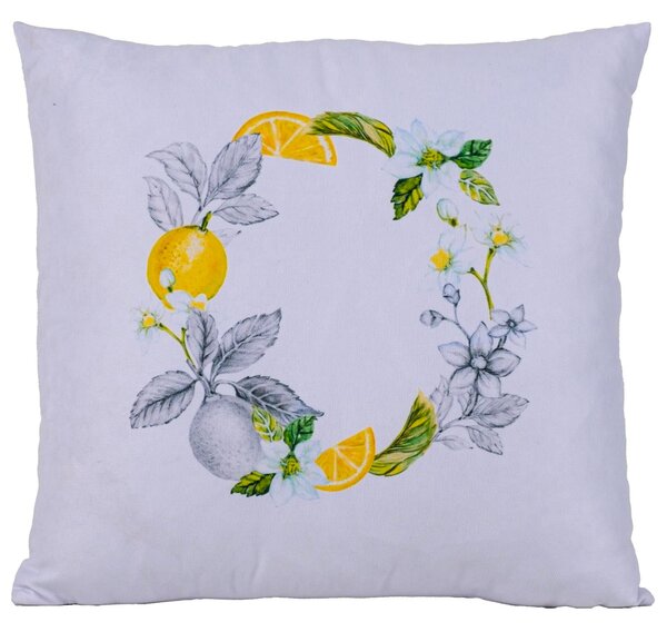DEKORAČNÍ POVLAK NA POLŠTÁŘ LIMONE8 43X43 CM VZOROVANÝ