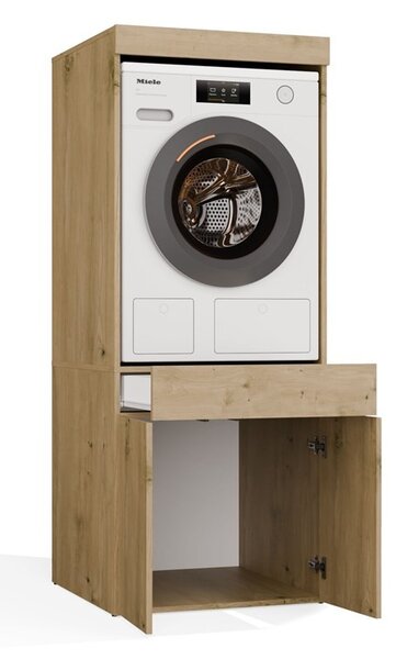 TP Living Koupelnová skříňka na pračku Pola Twin dub Artisan