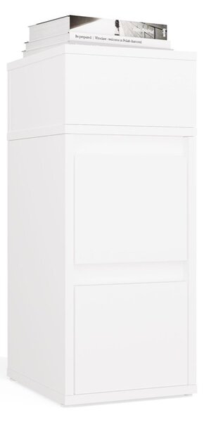 TP Living Noční stolek York 27 cm bílý