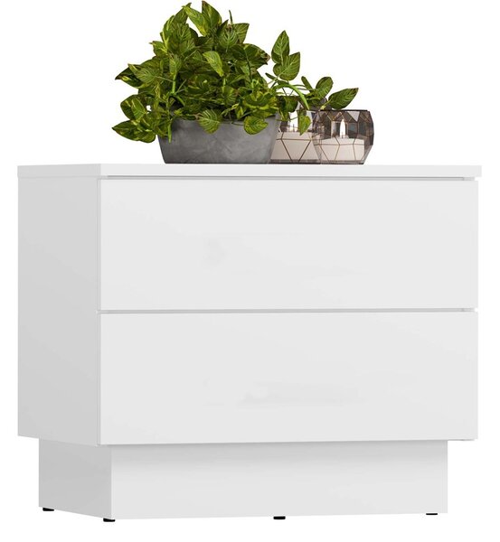TP Living Noční stolek Amber 55 cm bílý