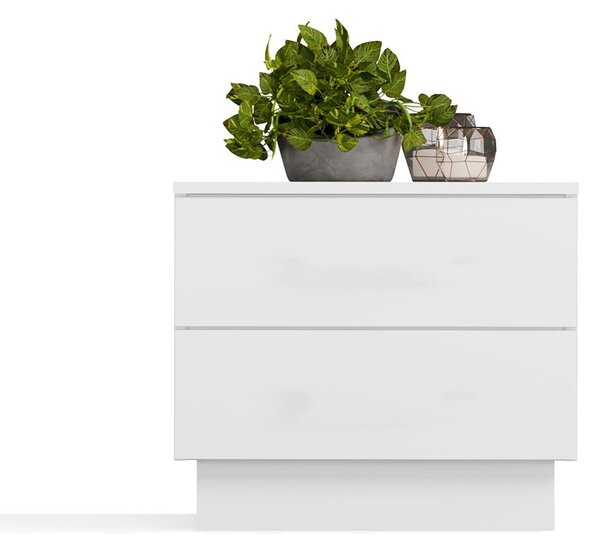 TP Living Noční stolek Amber 55 cm bílý