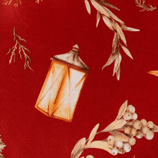 Povlečení z mikrovlákna GOLD CHRISTMAS červené Rozměr povlečení: 70 x 90 cm | 140 x 220 cm