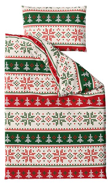 Povlečení z mikrovlákna FROSTED CHRISTMAS barevné Rozměr povlečení: 70 x 90 cm | 140 x 220 cm