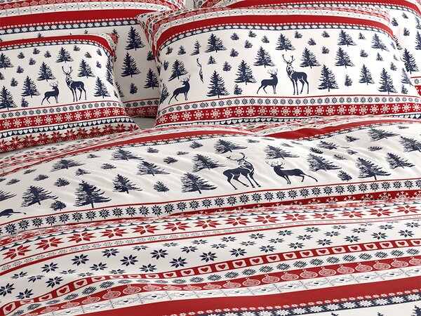 Povlečení z mikrovlákna TWINKLE CHRISTMAS barevné Rozměr povlečení: 70 x 90 cm | 140 x 220 cm