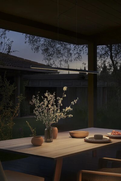 Linealight Venkovní LED závěsné osvětlení Lira_PB, d.92cm, 27W, IP65 Barva: Černá