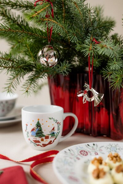 Porcelánový hrnek Myšky o Vánocích 350 ml