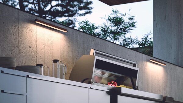 Linealight Nástěnné LED venkovní osvětlení Lira_W d.46,9 mm, 13W, IP65 Barva: Černá