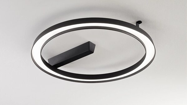 Linealight Venkovní LED stropní osvětlení Lira_SR, pr.55cm, 24W, IP65 Barva: Černá
