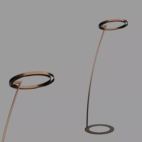 Linealight Venkovní LED stojací osvětlení Lira_FL, v.205cm, IP65 Barva: Hnědá