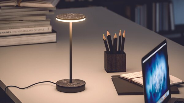 Linealight Stolní LED lampa Gemini Tab, v.29,6cm, 8W, IP40 Barva: Bílá, Teplota světla: 3000K