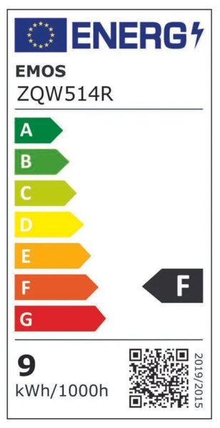 Smart LED žárovka stmívatelná GOSMART ZQW514R E27, 9W, vícebarevná + RGB
