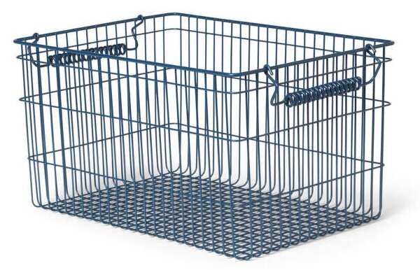 Ferm Living Úložný koš Cala Stackable Baskets 2ks, dark blue