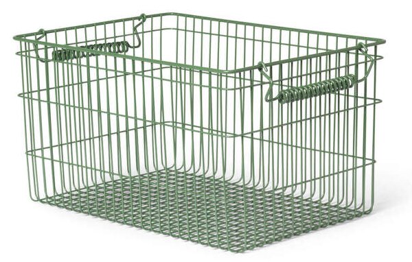 Ferm Living Úložný koš Cala Stackable Baskets set 2ks, verdant green