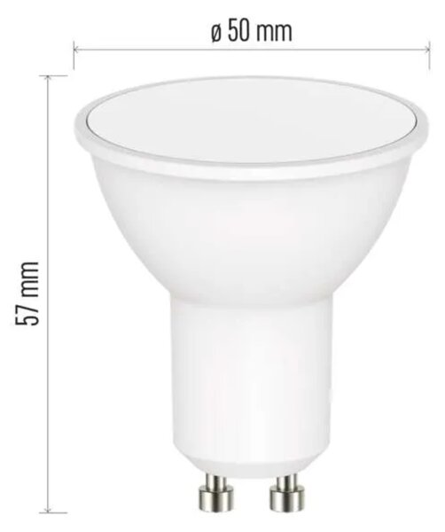 Smart LED žárovka stmívatelná GOSMART ZQW832R GU10, 4,8W, vícebarevná + RGB