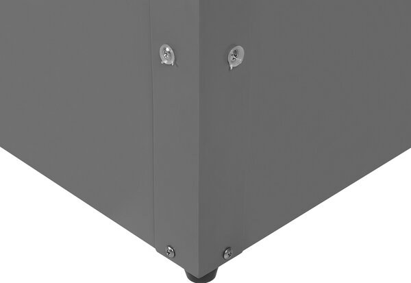 Úložný box CEBROSA 165 cm 70 cm Kov Šedá